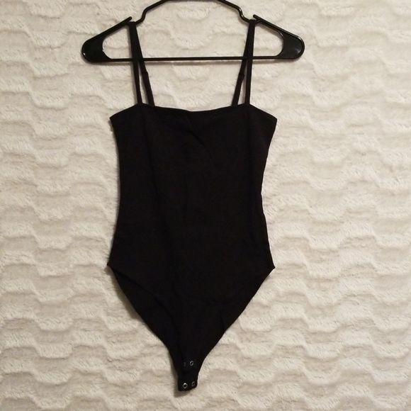 Black Tank Top Style Leotard - Picture 1 of 2